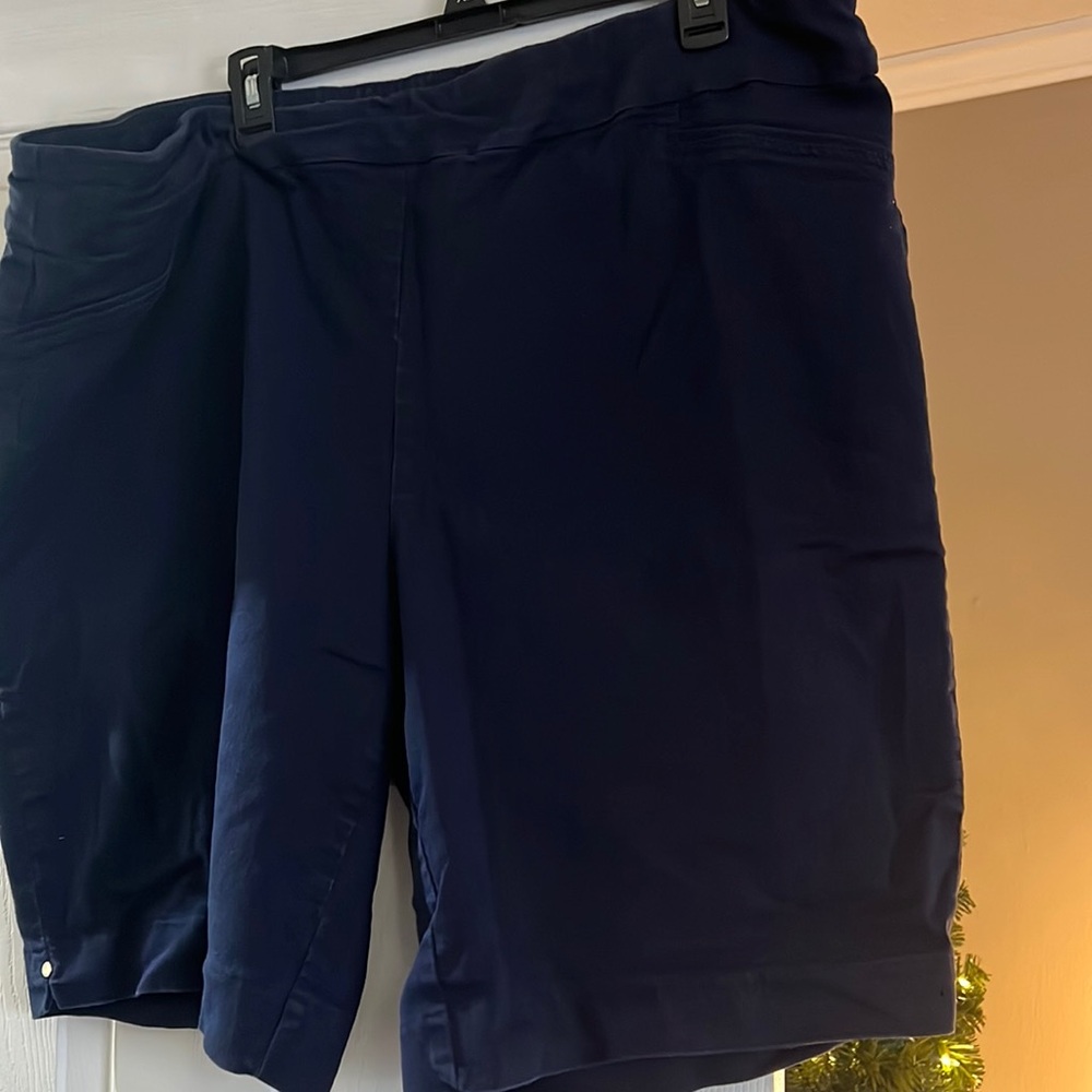 womens navy blue shorts